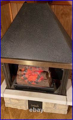 vintage montgomery ward fireplace